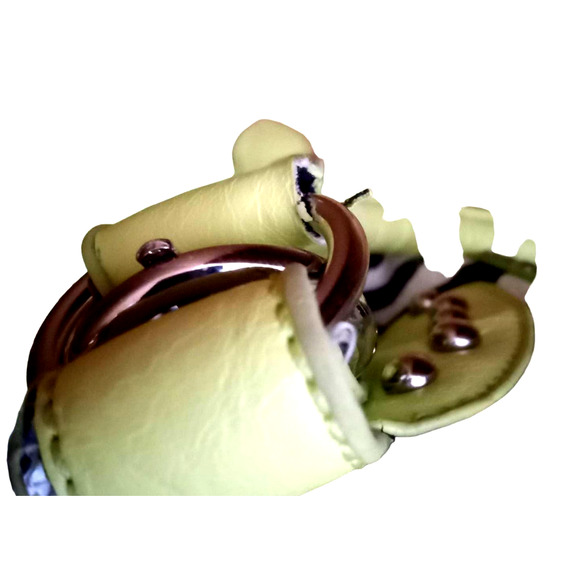 Hananel Bright chartreuse Blingy satchel - Picture 10 of 10